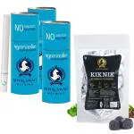 Royal Swag Ayurvedic & Herbal Cigarette Combo Pack of Mint Flavour Smoke- 15 Stick, Keek Nic Candy to Satisfy Nicotine Craving Nicotine & Tobacco Free Helps in Quit Smoking - (15 Sticks, Keek-Nic 1)