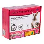 INR's Farm Fresh Timothy Hay Rose Cake Bar Treats for Small Pets