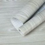 SOJITRA EXPORT 200 cm Grey Colour Wooden Wallpaper Sticker For Furniture Decoration Self Adhesive Sticker (Pack of 1)