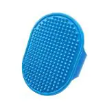 MAPPERZ Pet Grooming And Bathing Silicon Brush, Gentle Deshedding Brush Hair Remover Brush for Long and Short Hair Dogs,Cats & Horses Brushes Efficient Pets Hair Remover, Random Color, Pack Of 1