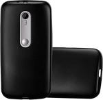 Shagya Motorola Moto G3 Black Silicon Back Cover Case
