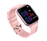 pTron Pulsefit Vibe 1.85 inch HD Touch Display Bluetooth Calling Smartwatch, Functional Crown (Pink)