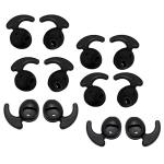 Generic Black Silicone Earbuds Eartips Caps For Samsung Galaxy S6 S7