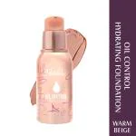 Glam21 Oil Control Hydrating Foundation-Moisturize & Reduce Pores,Skin Acne|Oily Skin-40g,Warm Beige