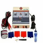 PHYSIOTREX Physiotherapy Equipments Electrotherapy Mini Muscle Stimulator MS 2 Channel For Muscle Pain with 1 Year Warranty