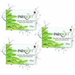 Parasoft Moisturising Cleansing Body Soap For Dry Skin | Goodness of Aloe Vera, Glycerine & Vitamin E | Nourishing Daily Bathing Bar For Purification, Sensitive Skin Friendly -100 gm (Pack of 3)