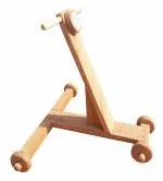 Neemtoys Brown Wooden Traditional Walker for Age 8 Months to 2 Years 52x55x48 cm