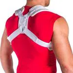 Skull Sports Industries Grey Rehabilitation Posture Corrector And Clavicle Brace With Velcro - M