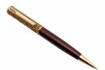 Ledos Blue Metal Gemstone Designer Maroon and Golden Combination with Swaroski Crystals and Royal Collection Metallic Ball Pen