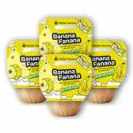 Mother Nurture Banana Fanana - Pure Banana Puree Stage 1 Baby Food (Pack of 4)