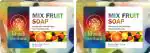 MeriBana Khadi Mix Fruit Handmade Bath Soap (2 x 125 g)