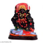 PAYSTORE Marble Crafted Marble Dust Hindu Goddess Maa Kali Statue | Perfect for Puja Home-Office Decor and Car Dashboard | Hindu Gods religious Idols & Figurines | 8*3*13cm