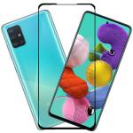 Hobbytronics Samsung Galaxy A21s, M31s Black Scratch Resistant, Anti Fingerprint with Bubble Proof Tempered Glass Screen Protector (18 x 10 x 2 cm) pack of 2