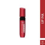 Glam21 Passion Matte Lip Ink Smudge Proof Non Transfer Lipstick Stay upto 12hrs - Charismatic Red,6g