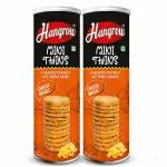 Hangrow Mini Thins a Healthy Snack Cheese Magic 90g (Pack of 2)