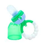 Manan Shopee Kids Green Silicone Baby Food Fruit Nibbler Pacifier Feeder