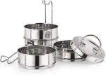 NEELAM Stainless Steel Tiffin Sada 4 Containers Lunch Box 2800 ml