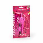 Scoobies Bff Compass and Protractor Set (Pink) | With Safety Holder & Attached Pencil Incomplete