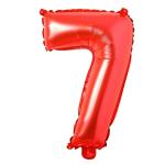 Festiko 40 Inch Red Large Numbers Balloon 7, Birthday Party Decorations, Foil Helium Big Number Balloon Digital 7, Wedding, Bridal Shower, Engagement, Photo Shoot, Anniversary