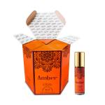 Nabeel - Amber Premium Attar Roll-on Perfume Oil | 100% Non Alcoholic | 6ml (Pack of 6 Made in UAE