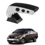 Oshotto Dual Tone Car Armrest Console Black & Chrome Compatible with Tata Indigo