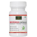 NOURISHWORLD Moringa Leaf Powder Capsules Drumstick Tree Leaf Powder Capsules, Pure Shigru 500 mg-60 Capsule