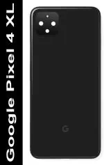 PURPLESAVVY Just Black Back Panel For Google Pixel 4 Xl