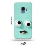 Tweakymod Printed Funny FAce Emoji Back Cover For Samsung S9