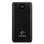 I Kall IKPB10D Digital LCD Display 10000 mAh Lithium Polymer Portable Power Bank with Dual Input (Type C & USB) & Dual USB Output (Black)