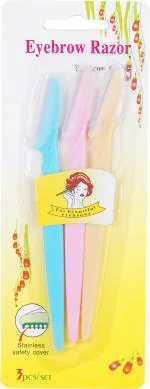 OPTRA-Drosselz Stainless Steel Trimmer Shaper Shaver Razor Tool (Set Of 3)