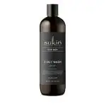 Sukin Australian Natural for Men 3-in-1 Sport Wash | Men's Skincare & Hair Cleanser | Refreshing Natural Australian Skincare | Sulfate-Free | 500ml