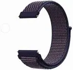MADHAV COMMUNICATION 20mm Smart Watch Strap velcro Nylon For AmazfitS 2 Mini, Amaz GTfit Bip/Bip U/Pro/Lite, Bip S, Amazfit GTS/ 2/2e, Samsung Galaxy Watch 4/Watch 5, and All 20mm indigo blue Pack of 1