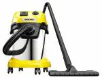 KARCHER Wd 3 P S V-17/4/20 |17 litres Capacity|Blower Function|Power Socket|4 M Cable with 2 M Suction Hose|Efficient Cleaning Wet&Dry Vacuum Cleaner Yellow,17 Liter,Cartridge