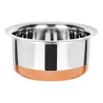 Omega Stainless Steel Copper Bottom Tope/Patila - 17 cm, 1.1 Ltrs (10