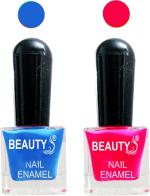 OUR Beauty Multicolor Extra Shine Long Wear Durable Nail Polish Combo 65, 20 ml (Pack Of 2)