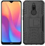 CarryWrap Back Cover for Redmi 8A, Redmi 8 (Black, Dual Protection)