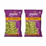 Shasha Spices , Whole Green Cardamom (Sabut Choti Elachi) - 50g x 2