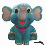 HALO NATION Blue Elephant Savings Coin Bank