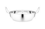 Bertol Kitchenware Stainless Steel Capsulated Kadhai/Wok 2000 ml