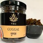 VRIJ Guggal | Gugal | 200Gm | Commiphora | Dhoop | Unadulterated | Genuine | Authentic (Pack of 2)