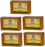 Khadi Herbal Chandan Haldi Soap, 125 Gm Each (Pack Of 6)