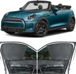 Able Dotnet Half Car Sun Shade Curtains for Mini Cooper Convertible Set of 6