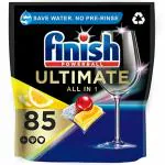Finish Powerball Ultimate All-in-1 Dishwasher Tablets, Lemon 85 Tablets