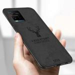 Lejaao Vivo Y21G Vivo 2152 Black Cloth, Leather, PC and TPU Mobile Back Cover