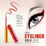 DR HONEY Glitter eyeliner Pack of 6 (Pink, Gold, Blue, Silver, Green, Black) , Shimmery Finish Waterproof eyeliner cod. 42