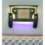 DecoCraft Iron Handmade Jeep Design Wall Decor Home decor Bedroom decor (53x3x25.5)Inch