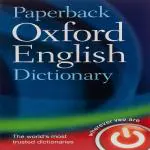 Paperback Oxford English Dictionary 7E