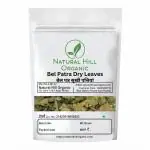 Natural Hill Organic Bel Patta Leaves 200g Pack Of 2 Each 100g - Bel Patra - Bilva Bel Leaf - Aegle Marmelos | Preservative-free | With 100 Grams Multani Mitti Powder
