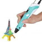 AMAFLIP Plastic 3D Professional Printing Drawing Pen with ABS or PLA Filament for Kids