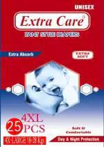 Extra Care White Pant Diaper (4Xl) 50 Pc